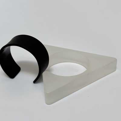 Sculptural Resin Cuff, Isaky, Paris c.1980