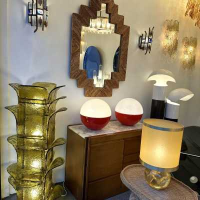 Mid-Century Modern Space Age Cactus floor lamp, yellow Murano glass and gold metal by Carlo Nason for the Mazzega factory. Famous Italian design like Venini, Vistosi, La Murrina, Aldo Nason, Stilnovo, Joe Colombo, Arteluce, Arredoluce, Lumi, Luci, Rggiani, Sciolari, Werner Pantone, Luigi Colani, Raak, Angelo Lelii, Angelo Brotto, Esperia, Francesco Bocola, Superstudio, Enrico Tronconi, Mario Bellini, Harvey Guzzini, Luigi Massoni, Martinelli, Pierre Cardin, Fabio Lenci, Gio Ponti.