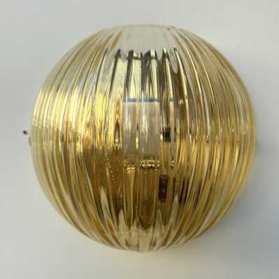 Mid-Century Modern Space Age Yellow Gold Leaf Murano Glass Wall Sconces. Famous manufacturing designers like Barovier Toso Fabbian, Venini, Veronese, La Murrina, Aldo Carlo Nason, Stilnovo, Joe Colombo, Arteluce, Arredoluce, Lumi, Luci, Rggiani, Sciolari, Werner Pantone, Luigi Colani, Raak, Angelo Lelii, Angelo Brotto, Esperia, Francesco Bocola, Superstudio, Enrico Tronconi, Mario Bellini, Harvey Guzzini, Luigi Massoni, Martinelli, Pierre Cardin, Fabio Lenc