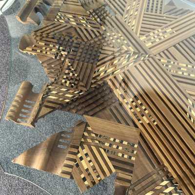 cocktail coffee table mid century modern sculpture in wood marquetry, glass top by Italian designer artist sculptor Gianni L. Arosio. Signed on the table. original documentation on request. Design like Gruppo NP2, Nerone Ceccarelli, Janine Abraham, Mathieu Matégot, Maison Jansen, Galerie Maison et Jardin, Ferdinando Loffredo, Gianfranco Frattini, Cassina, Osvaldo Borsani, Joe Colombo, Vico Magistretti, Luisa and Ico Parisi, Mario Bellini, Tito Agnoli, Afra Tobia Carlo Scarpa, Lucia