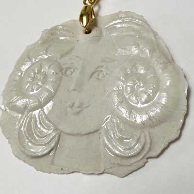Roger Capron, Porcelain Charm, Aries, Vallauris 1973