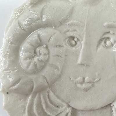 Roger Capron, Porcelain Charm, Aries, Vallauris 1973