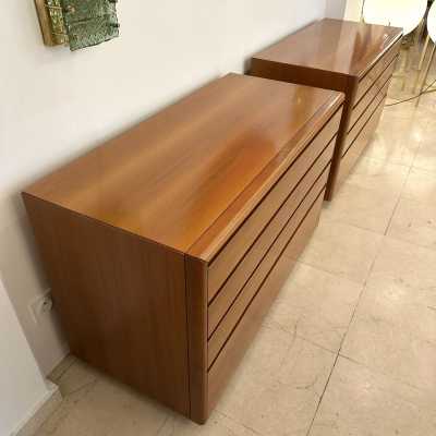 wooden chest of drawers by Italian designer Luigi Saccardo for design manufacturing publisher Gasparello. Famous designs like Gio Ponti, Gianfranco Frattini, Cassina, Osvaldo Borsani, Joe Colombo, Ico Luisa Parisi, Mario Bellini, Tito Agnoli, Afra Tobia Carlo Scarpa, Luciano Frigerio, Sporiti, Marco Zanuso, Giulio Moscatelli, Formanova.