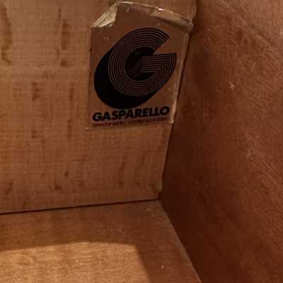 wooden chest of drawers by Italian designer Luigi Saccardo for design manufacturing publisher Gasparello. Famous designs like Gio Ponti, Gianfranco Frattini, Cassina, Osvaldo Borsani, Joe Colombo, Ico Luisa Parisi, Mario Bellini, Tito Agnoli, Afra Tobia Carlo Scarpa, Luciano Frigerio, Sporiti, Marco Zanuso, Giulio Moscatelli, Formanova.