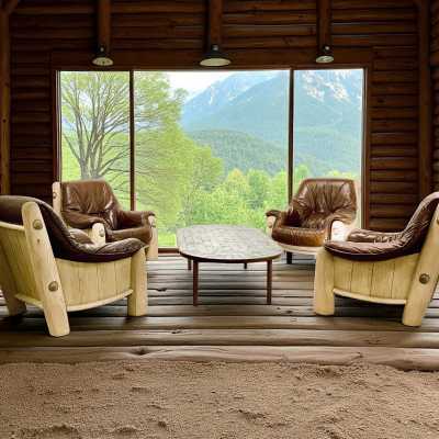 Garden armchairs