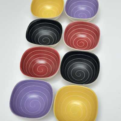 Dessert Set, Saint Clement Manufacture, France, c.1950