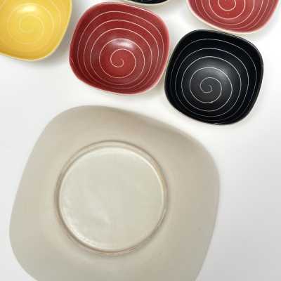 Dessert Set, Saint Clement Manufacture, France, c.1950