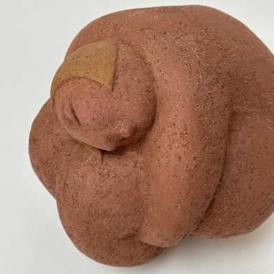 Ellen Blasi Van de Weg, Round, Stoneware Sculpture c.2000
