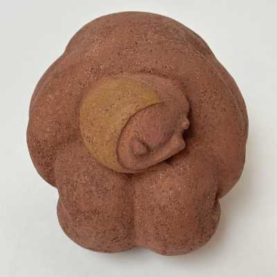 Ellen Blasi Van de Weg, Round, Stoneware Sculpture c.2000