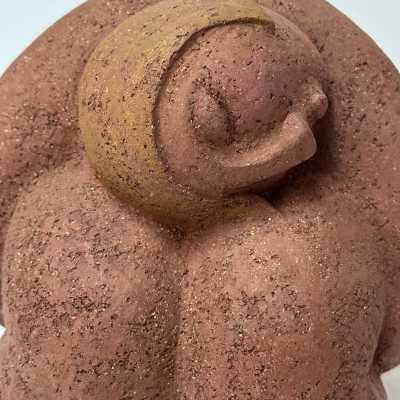 Ellen Blasi Van de Weg, Round, Stoneware Sculpture c.2000