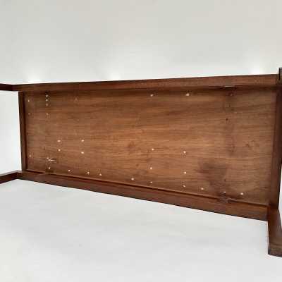 Rosewood & Ceramic Low Table, Roger Capron, Vallauris 1961