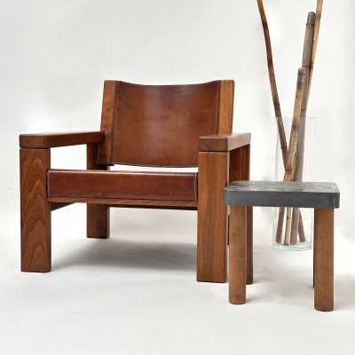 Lounge Chair, Michel Milleret, L’Orme Gallery, Paris 1979