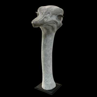 Ostrich sculptures