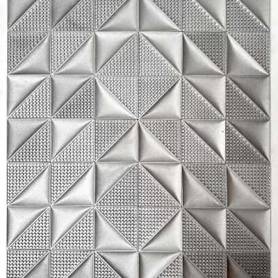 Cast Aluminum Wall Animation, L'Oeuf, Paris 1972