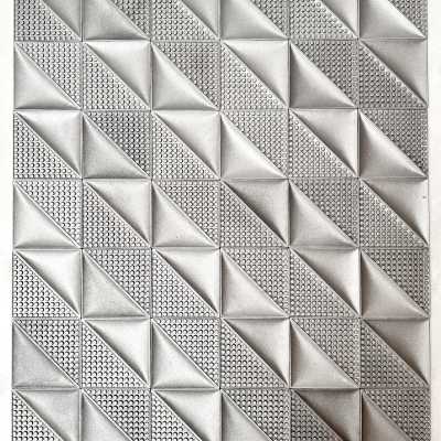 Cast Aluminum Wall Animation, L'Oeuf, Paris 1972