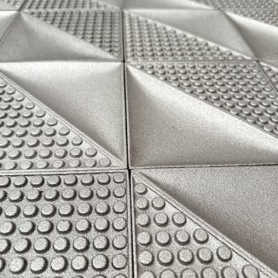 Cast Aluminum Wall Animation, L'Oeuf, Paris 1972