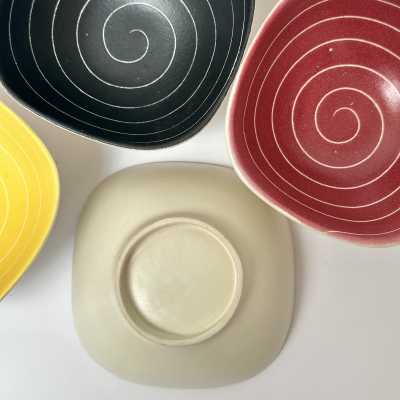Dessert Set, Saint Clement Manufacture, France, c.1950