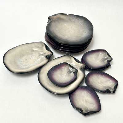 Set of Shell-Shaped Dishes Pol Chambost, France 1952