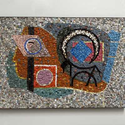 Molten Glass Mosaic Panel, Maximilien Herzele, 1965