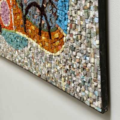 Molten Glass Mosaic Panel, Maximilien Herzele, 1965