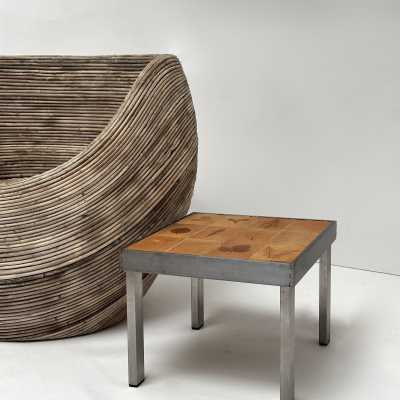 Pair of Stoneware End Tables, Roger Capron, Vallauris, c.1970