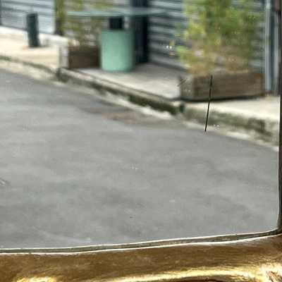 small scratch on the mirror