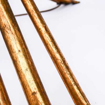 Sculptural floor lamp signed Henri Fernandez – France, circa 1970