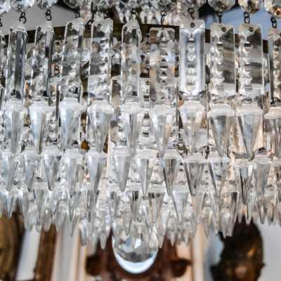Antique hanging lamp – Empire style, 1960s