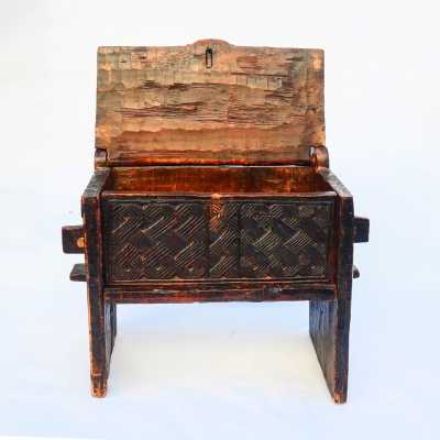 Costume chest (Kofa) – Afghanistan, early 19th century