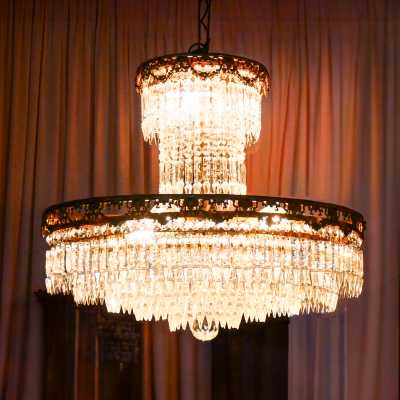 Antique hanging lamp – Empire style, 1960s