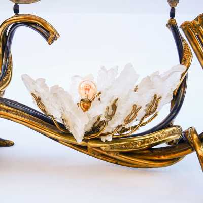 Coffee table “Bouquet de Gypse” – Richard Faure, Paris, France, circa 1970-1980