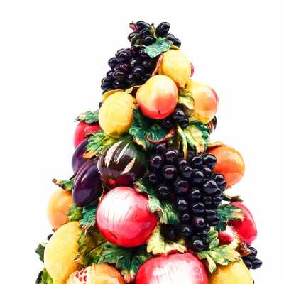 Large porcelain “Fruit Basket” – Capodimonte