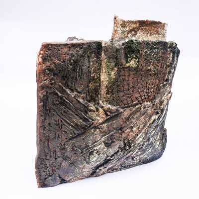"Square" ceramic vase