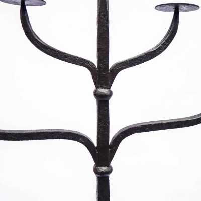 Wrought iron floor lamp