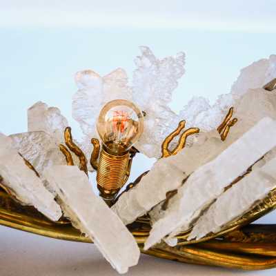 Coffee table “Bouquet de Gypse” – Richard Faure, Paris, France, circa 1970-1980