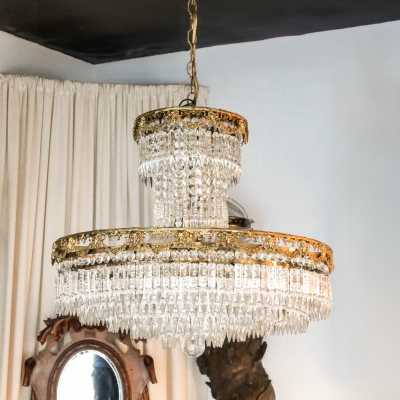 Antique hanging lamp – Empire style, 1960s