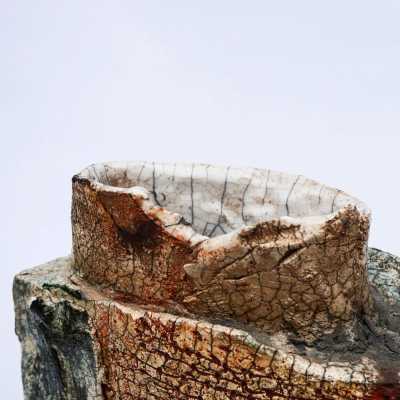 "Square" ceramic vase
