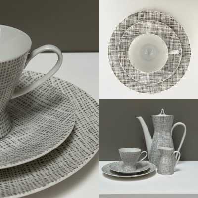 Coffee Set for 6, Seidenbast, Loewy & Latham for Rosenthal c.1960