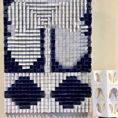 Sculptural Ceramic Panel, Roger Capron, Vallauris c.1970
