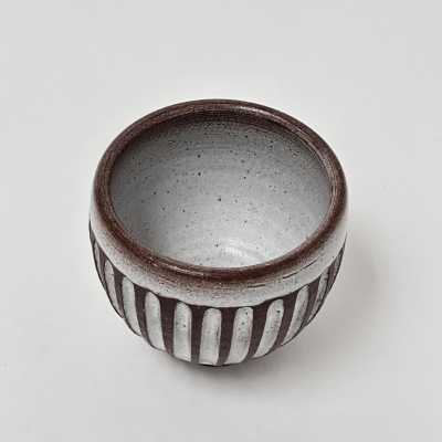Scarified Stoneware Bowl, Pol Chambost c.1960