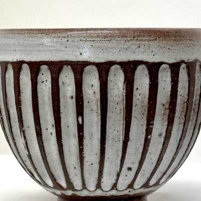 Scarified Stoneware Bowl, Pol Chambost c.1960