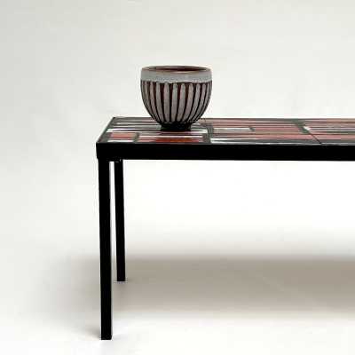 Scarified Stoneware Bowl, Pol Chambost c.1960