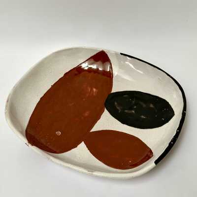 Gitte Hauptmann, Ceramic Dish, Biot 1952