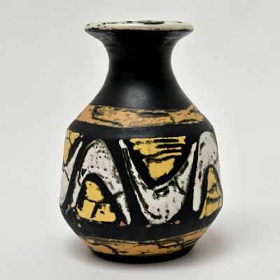 Set of 4 Ceramic Vases, Livia Gorka, Hungary c.1950