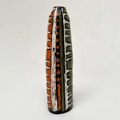 Set of 4 Ceramic Vases, Livia Gorka, Hungary c.1950