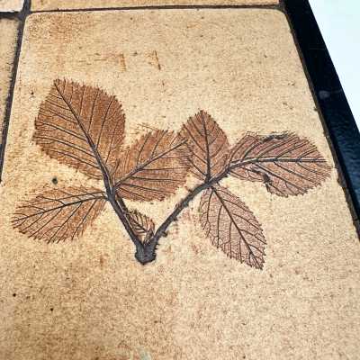 Stamped Stoneware Low Table, Roger Capron, Vallauris, c.1970