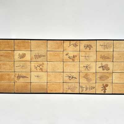 Stamped Stoneware Low Table, Roger Capron, Vallauris, c.1970