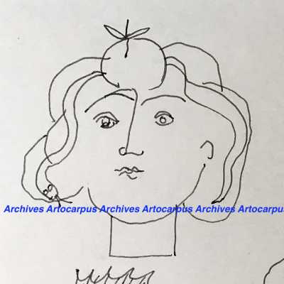 Roger Capron, Porcelain Charm Virgo, Vallauris 1973