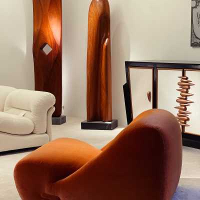 Jean Prevost, paire de fauteuils