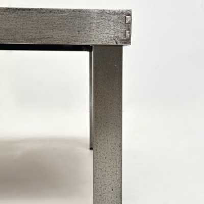 Roger Capron, Stamped Stoneware Low Table, Vallauris 1970